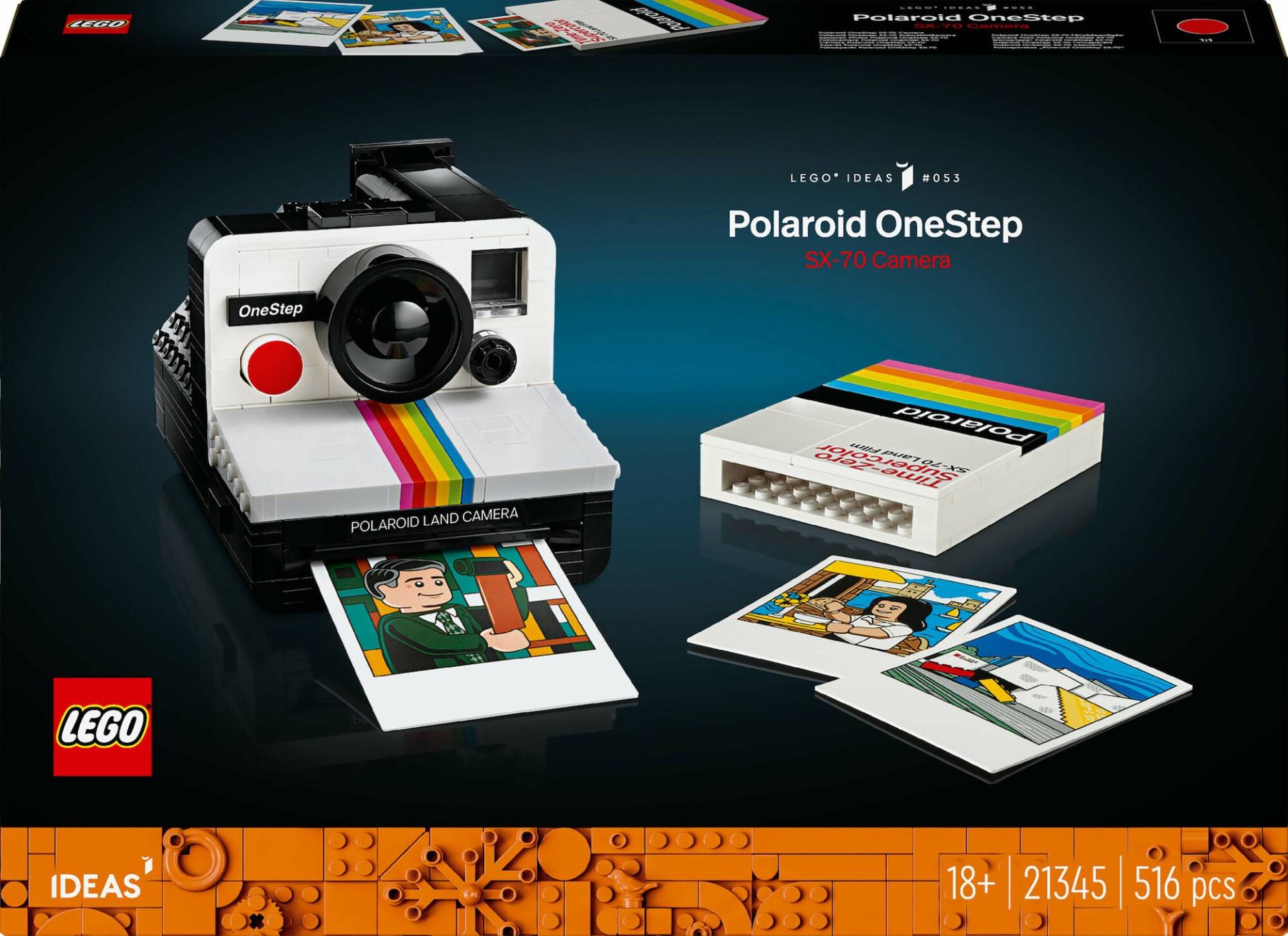 LEGO Ideas 21345 Polaroid OneStep SX-70 Sofortbildkamera LEGO Ideas 21345 Polaroid OneStep SX-70 Sofortbildkamera von LEGO