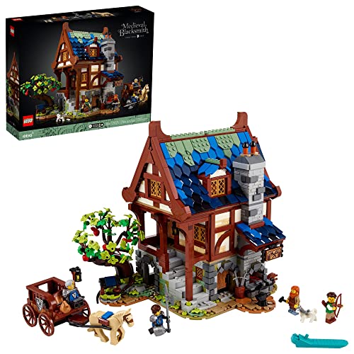 LEGO Ideas Medieval Blacksmith 21325 Building Kit; Impressive Build-and-Display Model for Adults, New 2021 (2,164 Pieces) von LEGO