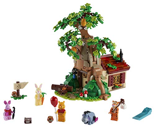 LEGO 21326 Ideen LEGO Disney Set für Erwachsene Winnie Puuh, Schauhaus, Eeyore LEGO Minifigur, Ferkel Minifigurfigur von LEGO