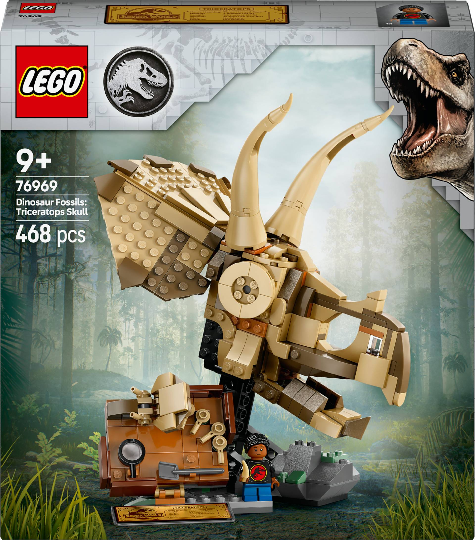 LEGO Jurassic World 76969 Dinosaurier-Fossilien: Triceratops-Schädel LEGO Jurassic World 76969 Dinosaurier-Fossilien: Triceratops-Schädel von LEGO