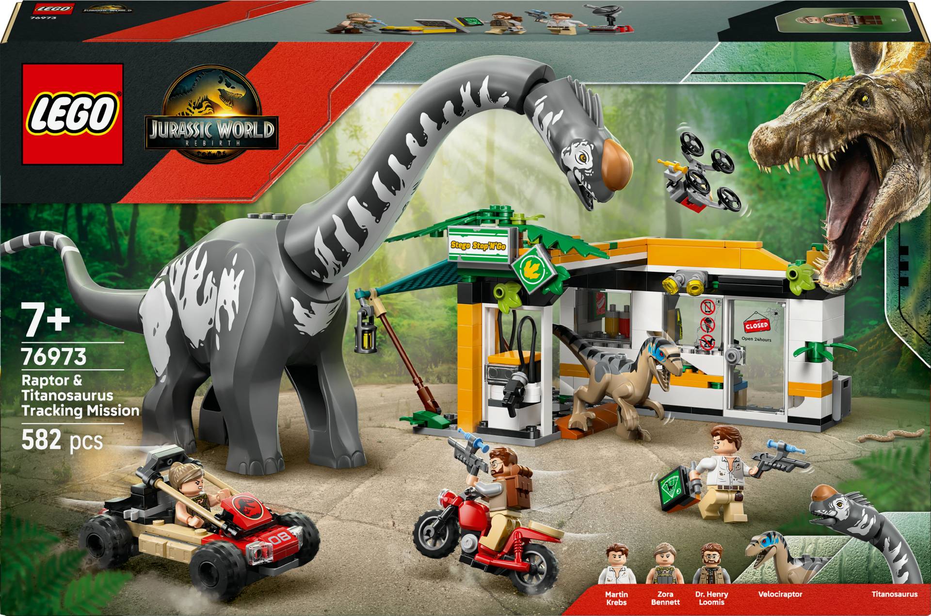 LEGO Jurassic World 76973 Raptor & Titanosaurus: Große Fährtensuche LEGO Jurassic World 76973 Raptor & Titanosaurus: Große Fährtensuche von LEGO