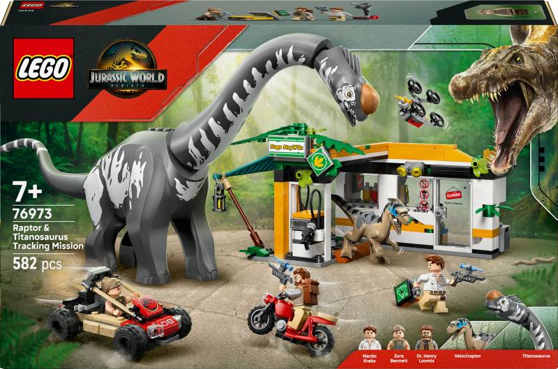 LEGO Jurassic World 76973 Raptor &  Titanosaurus: Große Fährtensuche von LEGO
