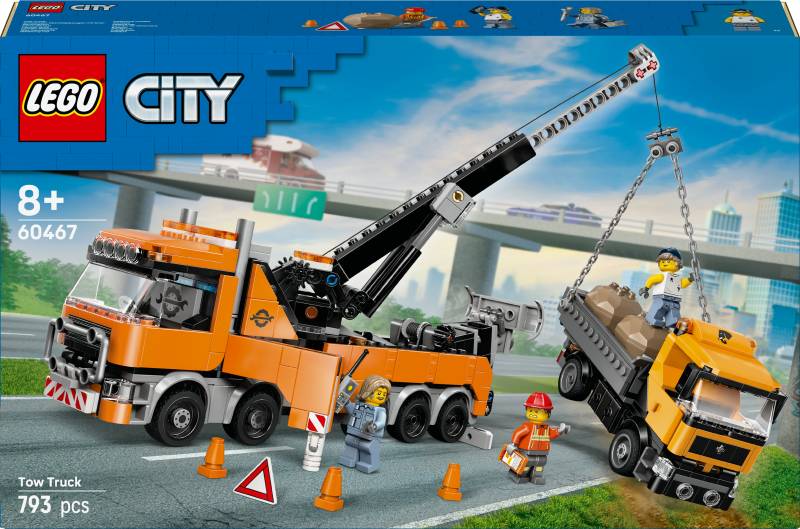 LEGO City 60467 Schwerlast-Abschleppwagen mit Kran von LEGO