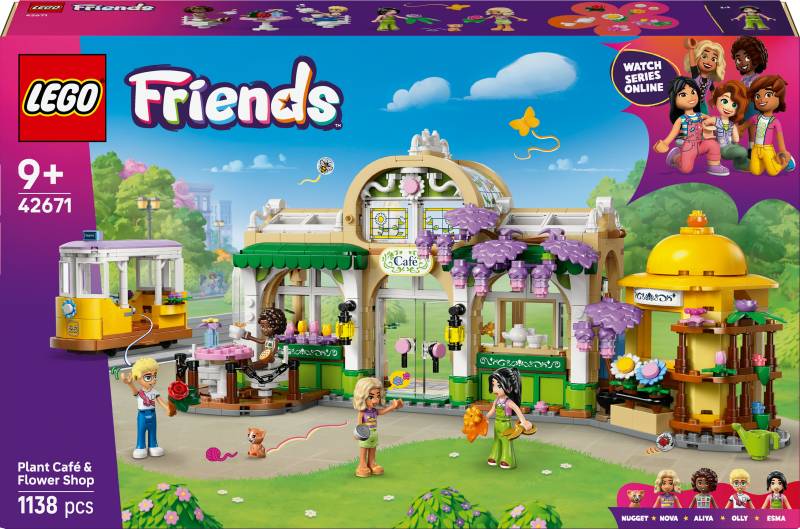 LEGO Friends 42671 Pflanzencafé und Blumenkiosk von LEGO