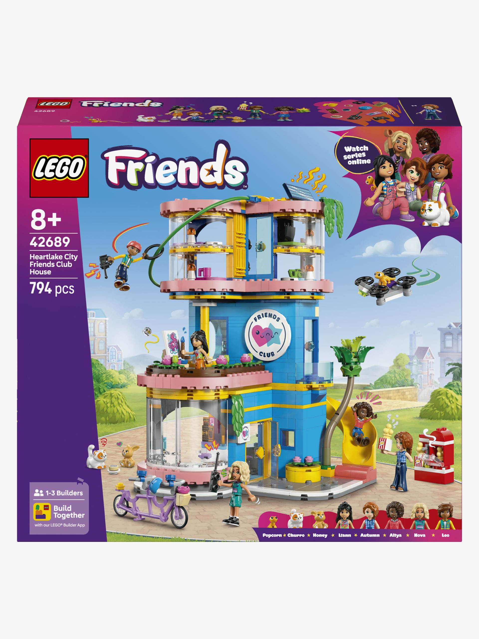 LEGO Friends 42689 Heartlake City Clubhaus der Freunde von LEGO
