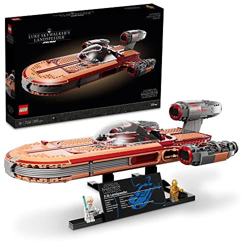 LEGO Star Wars 75341 Luke Skywalkers Landspeeder, Raumschiffmodell, Erwachsene von LEGO