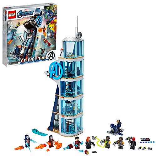 LEGO Marvel Avengers: Avengers Tower Battle 76166 Collectible Building Toy with Action Scenes and Superhero Minifigures; Cool Holiday or Birthday Gift, New 2020 (685 Pieces) von LEGO Superheroes