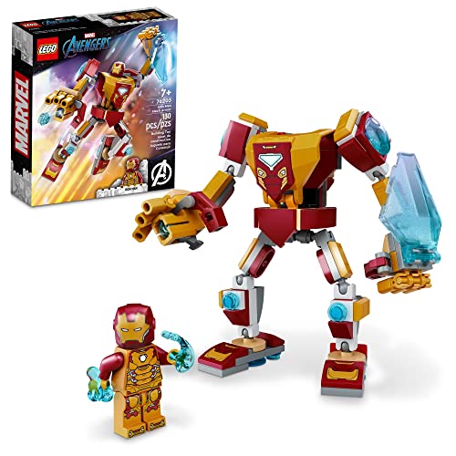 LEGO Marvel Iron Man Mech Armor 76203 Building Kit; Collectible Mech and Minifigure for Iron Man Fans Aged 7+ (130 Pieces) von LEGO