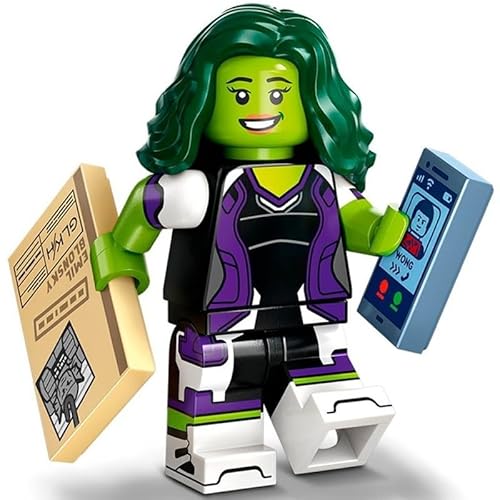 LEGO Marvel-Serie 2 Minifigur: She-Hulk mit lila LEGO Maleficent Cape – Superhelden 71039 LEGO Marvel-Serie 2 Minifigur: She-Hulk mit lila LEGO Maleficent Cape – Superhelden 71039 von LEGO