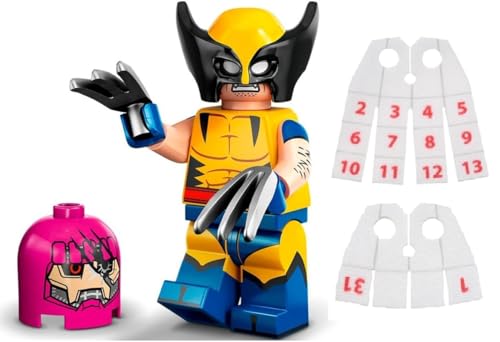 LEGO Marvel Serie 2 Minifigur: Wolverine Minifigur mit LEGO Kalender Man Capes - Superhelden 71039 LEGO Marvel Serie 2 Minifigur: Wolverine Minifigur mit LEGO Kalender Man Capes - Superhelden 71039 von LEGO