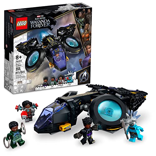 LEGO Marvel Shuri's Sunbird, Black Panther Aircraft Buildable Toy Vehicle for Kids, 76211 Wakanda Forever Set, Avengers Superhelden Gift Idea LEGO Marvel Shuri's Sunbird, Black Panther Aircraft Buildable Toy Vehicle for Kids, 76211 Wakanda Forever Set, Avengers Superhelden Gift Idea von NIANWUDU