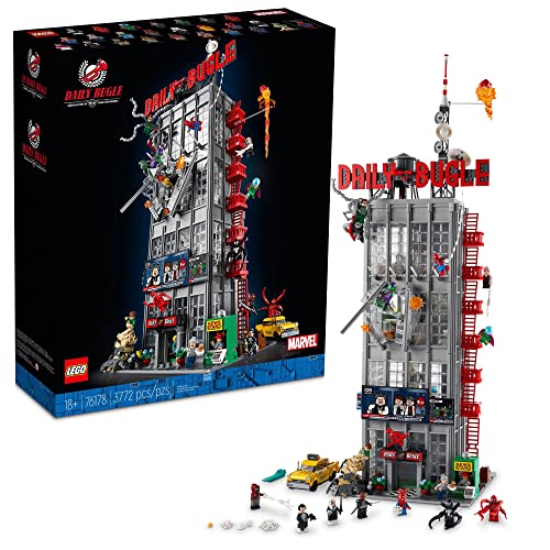 LEGO Marvel Spider-Man Daily Bugle 76178 Bauset, Sammelspielset, entworfen für Erwachsene Marvel-Fans (3.772 Teile) von LEGO