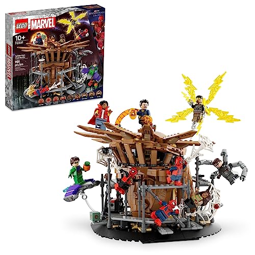 LEGO Marvel Spider-Man Final Battle Building Toy Set, Marvel Collectible Based on The Climax of The Spider-Man: No Way Home Movie, Multiverse Marvel Playset with 3 Versionen of Spider-Man, 76261 LEGO Marvel Spider-Man Final Battle Building Toy Set, Marvel Collectible Based on The Climax of The Spider-Man: No Way Home Movie, Multiverse Marvel Playset with 3 Versionen of Spider-Man, 76261 von LEGO