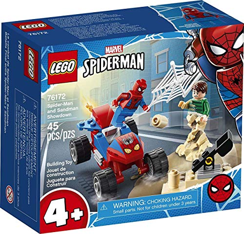 LEGO Marvel Spider-Man: Spider-Man and Sandman Showdown 76172 Collectible Construction Toy, New 2021 (45 Pieces) von LEGO