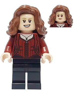 LEGO Marvel Super Heroes Scarlet Witch Plain Black Legs Minifigur from 76192 (Bagged) von LEGO