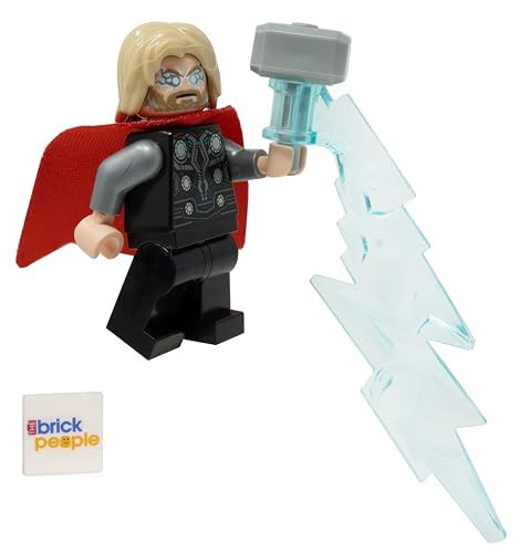 LEGO Marvel Superhelden: Thor Minifigur mit Mjölnir und Lightning von LEGO