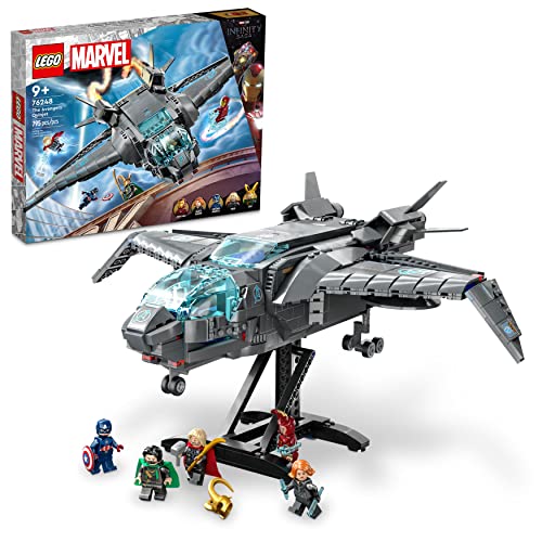 LEGO Marvel The Avengers Quinjet 76248 Bauspielzeug-Set für Kinder, Jungen und Mädchen ab 9 Jahren, 795 Teile von LEGO