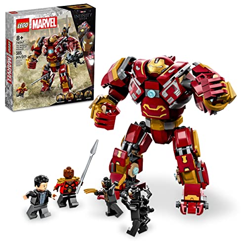 LEGO Marvel The Hulkbuster: Die Schlacht von Wakanda 76247, Actionfigur, baubares Spielzeug mit Hulk Bruce Banner Minifigur, Avengers: Infinity War Set für Kinder von LEGO