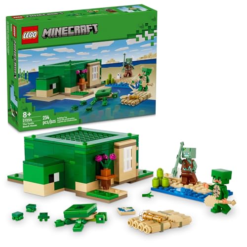 LEGO Minecraft 21254 - Das Schildkrötenstrandhaus (234 Teile) von LEGO