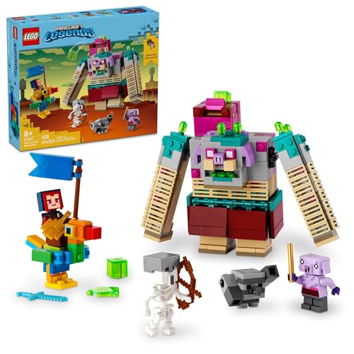 LEGO Minecraft 21257 - Legends Showdown mit dem Verschlinger (420 Teile) von LEGO