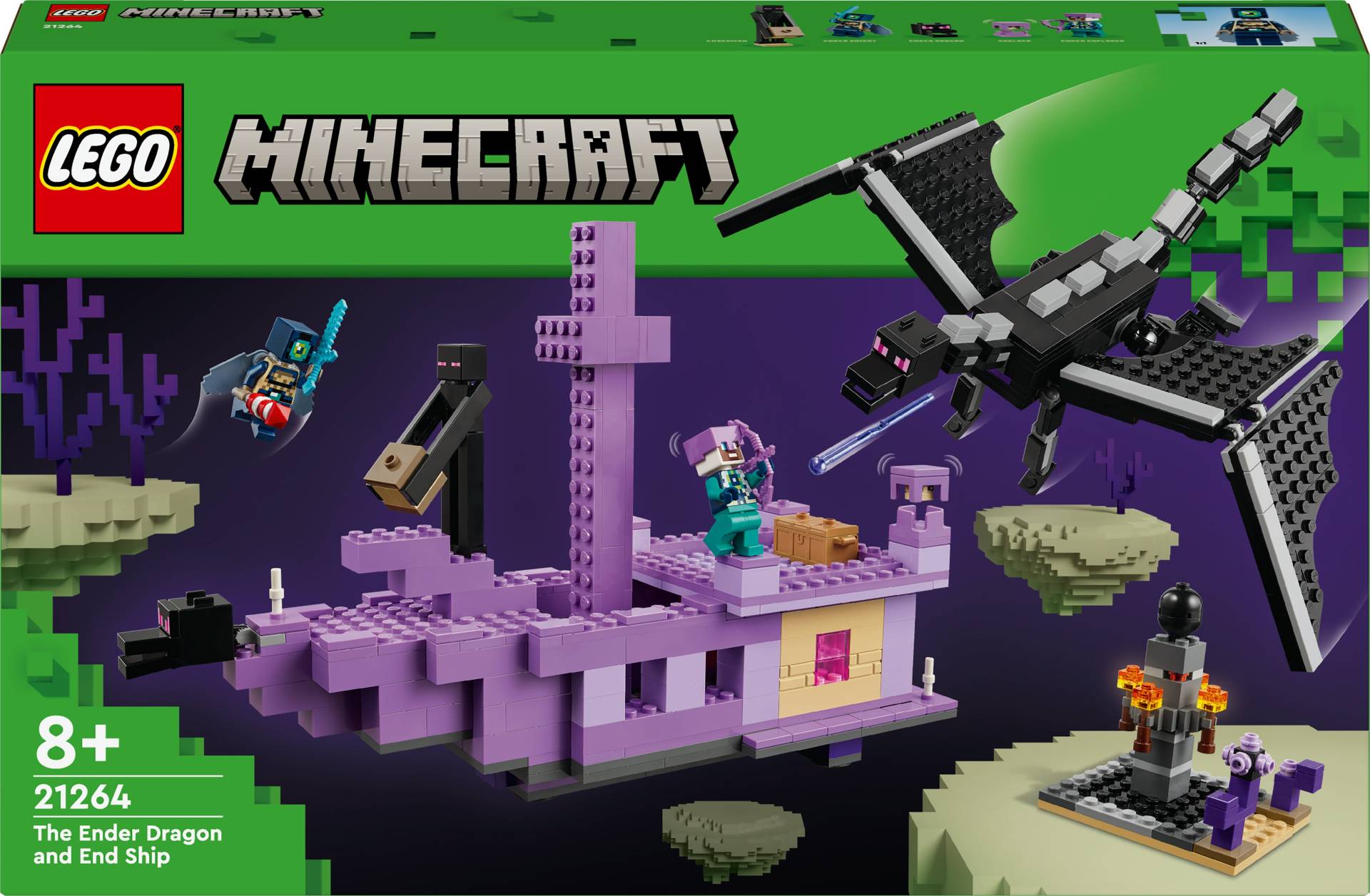 LEGO Minecraft 21264 Der Enderdrache und das Endschiff LEGO Minecraft 21264 Der Enderdrache und das Endschiff von LEGO