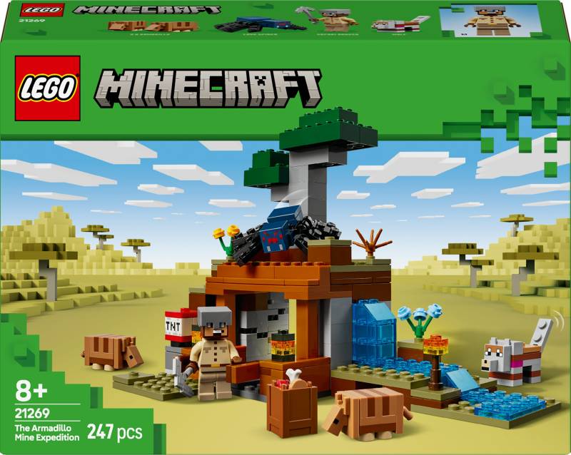 LEGO Minecraft 21269 Die Expedition zur Gürteltiermine von LEGO