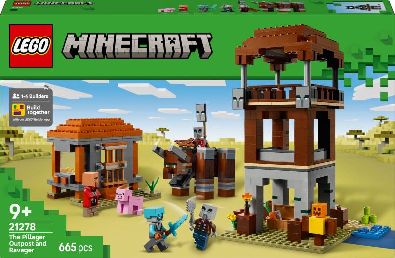 LEGO Minecraft 21278 Ein Verwüster am Plünderer-Außenposten von LEGO