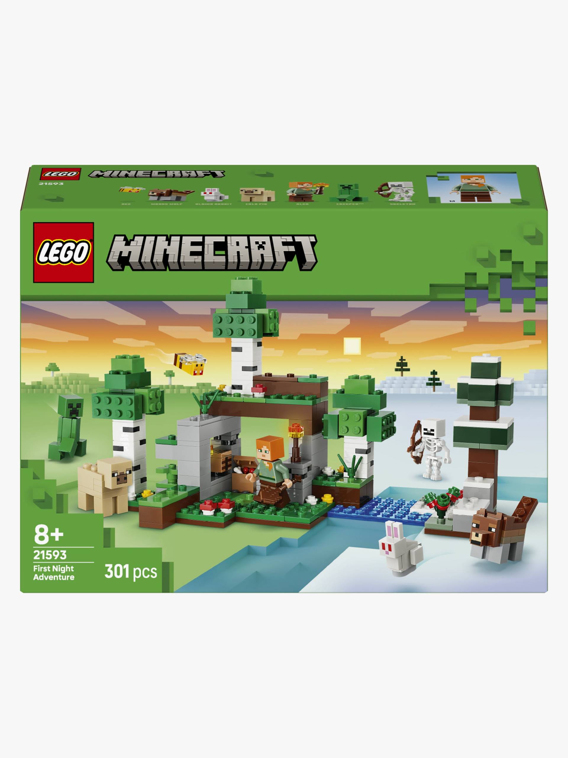 LEGO Minecraft 21593 Erstes Abenteuer in der Nacht von LEGO