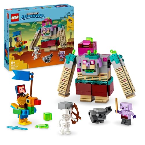 LEGO Minecraft Legends Showdown mit dem Verschlinger, Action-Spielzeug mit beliebten Figuren, Spielzeug für Kinder, Geschenk für Jungs, Mädchen und alle Gamer ab 8 Jahren 21257 LEGO Minecraft Legends Showdown mit dem Verschlinger, Action-Spielzeug mit beliebten Figuren, Spielzeug für Kinder, Geschenk für Jungs, Mädchen und alle Gamer ab 8 Jahren 21257 von LEGO