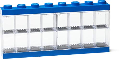 LEGO Minifigure Stackable Display Case with 16 Knobs, in Blue von Room Copenhagen