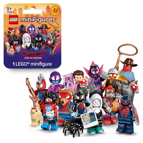 LEGO Minifigures Spider-Man: Across The Spider-Verse - 1 von 12 Spielzeugen mit Zubehör – Miles Morales & Gwen Stacy Figuren – Geschenk für Jungen und Mädchen ab 5 Jahren – Überraschungsbox - 71050 LEGO Minifigures Spider-Man: Across The Spider-Verse - 1 von 12 Spielzeugen mit Zubehör – Miles Morales & Gwen Stacy Figuren – Geschenk für Jungen und Mädchen ab 5 Jahren – Überraschungsbox - 71050 von LEGO