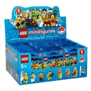 LEGO Minifigures Thekendisplay Serie 2, sortiert LEGO Minifigures Thekendisplay Serie 2, sortiert von LEGO
