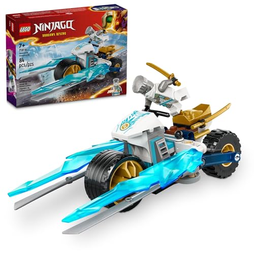 LEGO NINJAGO 71816 Zanes EIS-Motorrad-Spielzeug mit 1 Minifigur inklusive, baubares Modellfahrzeug, Ninja-Geschenk für Kinder ab 7 Jahren LEGO NINJAGO 71816 Zanes EIS-Motorrad-Spielzeug mit 1 Minifigur inklusive, baubares Modellfahrzeug, Ninja-Geschenk für Kinder ab 7 Jahren von LEGO