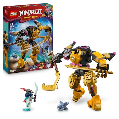 LEGO NINJAGO Arins Spinjitzumech - Ninja-Spielset mit beweglicher Mech Figur, 2 Minifiguren und Baby Ryu Drachenmodell - Geschenkidee für Jungen und Mädchen ab 7 Jahren - 71839 von LEGO