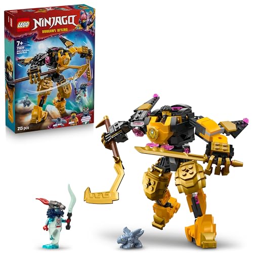 LEGO NINJAGO Arins Spinjitzumech - Ninja-Spielset mit beweglicher Mech Figur, 2 Minifiguren und Baby Ryu Drachenmodell - Geschenkidee für Jungen und Mädchen ab 7 Jahren - 71839 von LEGO