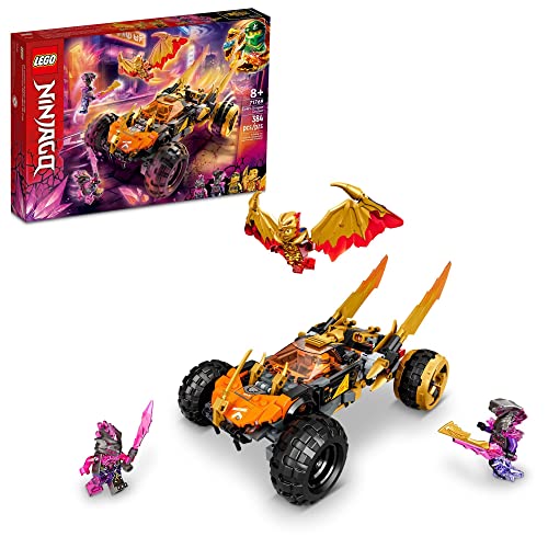 LEGO 71769 Ninjago Cole's Dragon Cruiser Neu für 2022 aus der NINJAGO: Kristallisierte TV-Serie mit 384 Teilen und 4 Minifiguren von LEGO