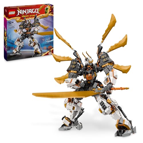 LEGO NINJAGO Coles Titandrachen-Mech, Abenteuer-Spielzeug für Kinder, Ninja-Spielset mit 1 Minifigur, Geburtstagsgeschenk für Jungen und Mädchen ab 12 Jahren 71821 von LEGO