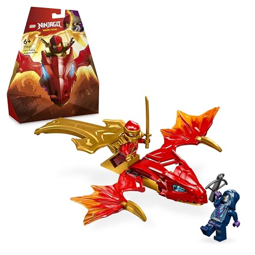 LEGO NINJAGO Kais Drachengleiter, Ninja-Set mit Drachen-Spielzeug und Figuren inkl. Kai-Minifigur mit Mini-Katana, kleines Geschenk für Jungs und Mädchen ab 6 Jahren 71801 LEGO NINJAGO Kais Drachengleiter, Ninja-Set mit Drachen-Spielzeug und Figuren inkl. Kai-Minifigur mit Mini-Katana, kleines Geschenk für Jungs und Mädchen ab 6 Jahren 71801 von LEGO