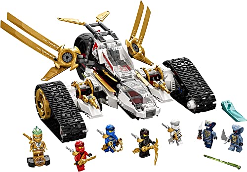 LEGO NINJAGO Legacy Ultra Sonic Raider 71739 Building Kit with a Motorcycle, Plane and Collectible Minifigures; New 2021 (725 Pieces) von LEGO