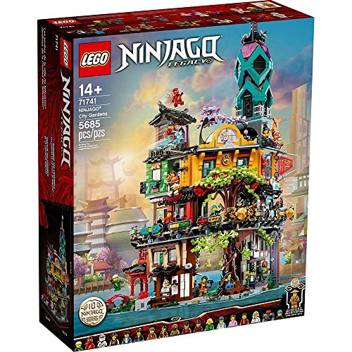 LEGO NINJAGO NINJAGO City Gardens 71741 Building Kit; Ninja House Playset Featuring 19 Minifigures, New 2021 (5,685 Pieces) von LEGO