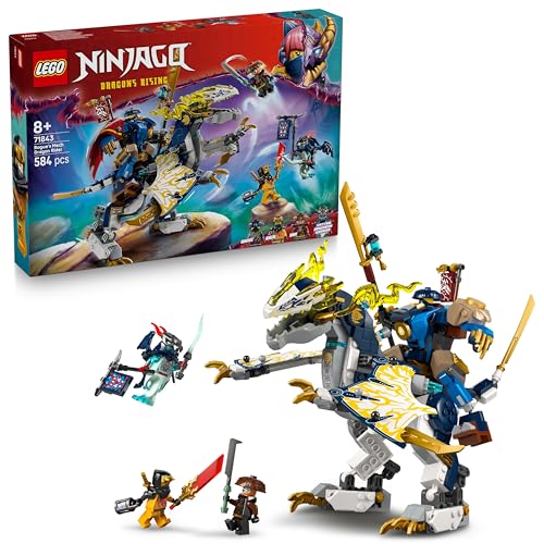 LEGO NINJAGO Rogues Mech-Drachenreiter - Ninja-Spielzeug mit Drachen, 4 Minifiguren und Ausrüstung - Geschenkidee für Jungen und Fans von Aufstieg der Drachen ab 8 Jahren - 71843 LEGO NINJAGO Rogues Mech-Drachenreiter - Ninja-Spielzeug mit Drachen, 4 Minifiguren und Ausrüstung - Geschenkidee für Jungen und Fans von Aufstieg der Drachen ab 8 Jahren - 71843 von LEGO