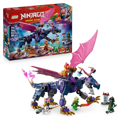 LEGO NINJAGO Rontu der Meisterdrache -Bewegliche Drachen-Figur mit Shootern - 4 Minifiguren, inkl. Lloyd, Sora & Wyldfyre - Ninja-Spielzeug für Kinder - Geschenk für Jungen ab 7 Jahren - 71842 LEGO NINJAGO Rontu der Meisterdrache -Bewegliche Drachen-Figur mit Shootern - 4 Minifiguren, inkl. Lloyd, Sora & Wyldfyre - Ninja-Spielzeug für Kinder - Geschenk für Jungen ab 7 Jahren - 71842 von LEGO