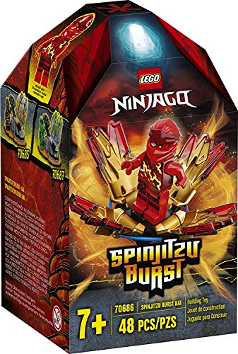 LEGO NINJAGO Spinjitzu Burst - Kai 70686 NINJAGO Accessory Set Building Kit Featuring Ninja Minifigure, New 2020 (48 Pieces) von LEGO