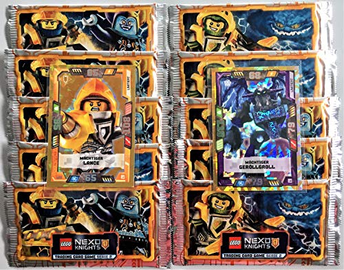 LEGO Nexo Knights Trading Cards Serie 2: 10 Booster + Limitierte Karten LE3 + LE16 von LEGO