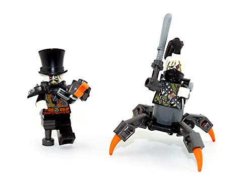 LEGO Ninjago 2 Figuren Eisen Baron und Sein Kumpel der beinlose Jäger mit Waffen LEGO Ninjago 2 Figuren Eisen Baron und Sein Kumpel der beinlose Jäger mit Waffen von LEGO