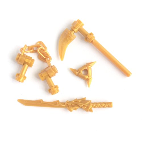 LEGO Ninjago - 4 verschiedene Waffen für Minifiguren LEGO Ninjago - 4 verschiedene Waffen für Minifiguren von LEGO