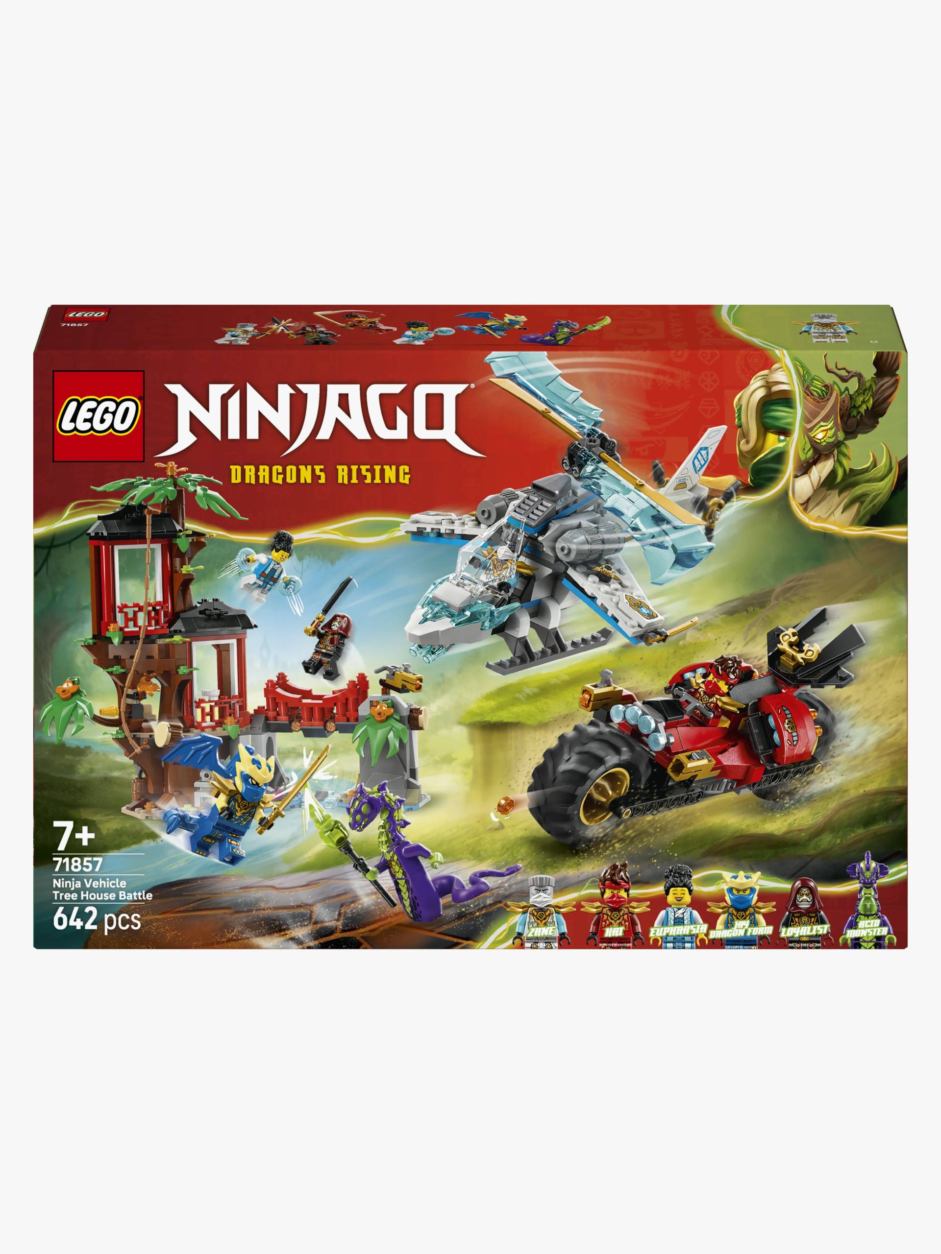 LEGO Ninjago 71857 Showdown am Baumhaus mit dem Ninja-Bike von LEGO