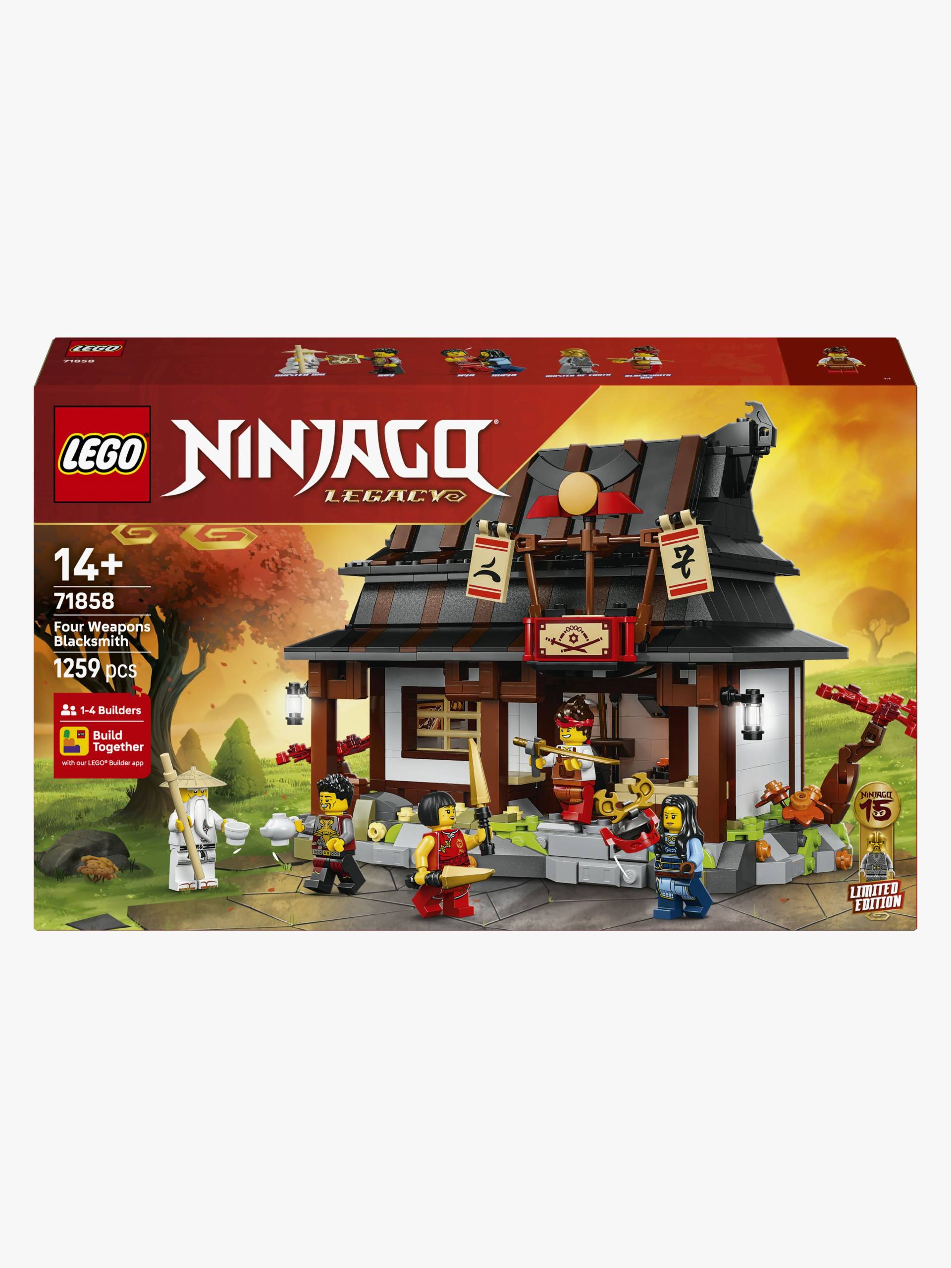 LEGO Ninjago 71858 15-jähriges Jubiläum der Vier-Waffen-Schmiede von LEGO