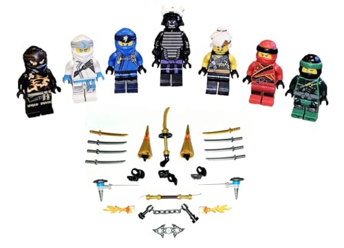 LEGO Ninjago Figuren 7er Set. Der Kampf gegen Garmadon mit Jay - Kai - Cole - Lloyd - Master WU LEGO Ninjago Figuren 7er Set. Der Kampf gegen Garmadon mit Jay - Kai - Cole - Lloyd - Master WU von LEGO