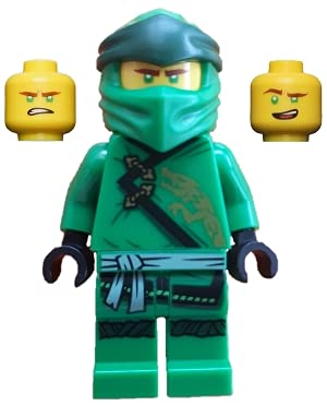 LEGO Ninjago Lloyd Legacy mit bläulicher Schärpe Minifigur aus 112111 von LEGO